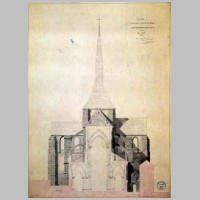 Saint-Nicolas de Blois, coupe transversale au niveau du transept, photo Jacques, Jean-Claude, Région Centre - Inventaire général, culture.gouv.fr,.jpg